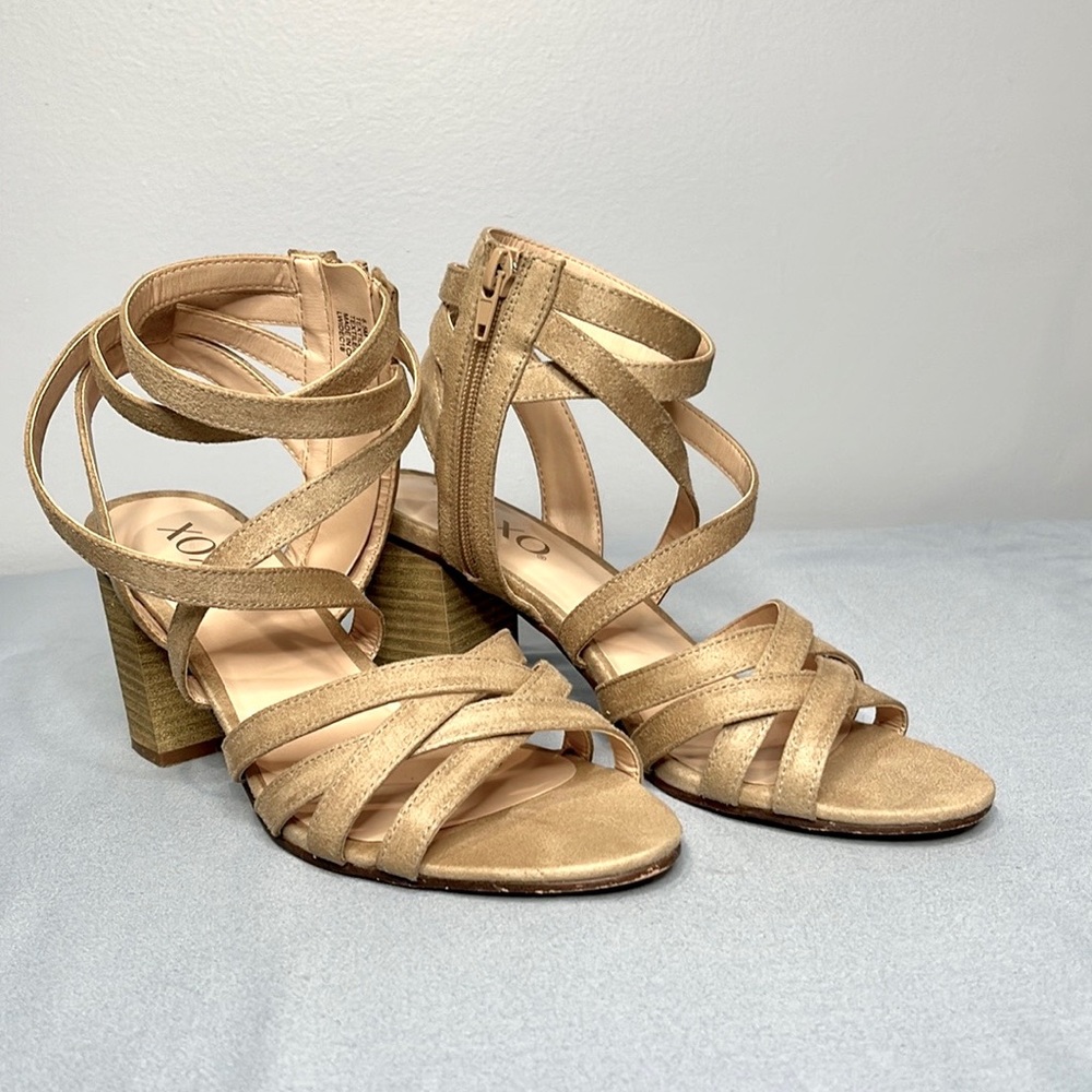 XOXO strappie heels, size 8.5